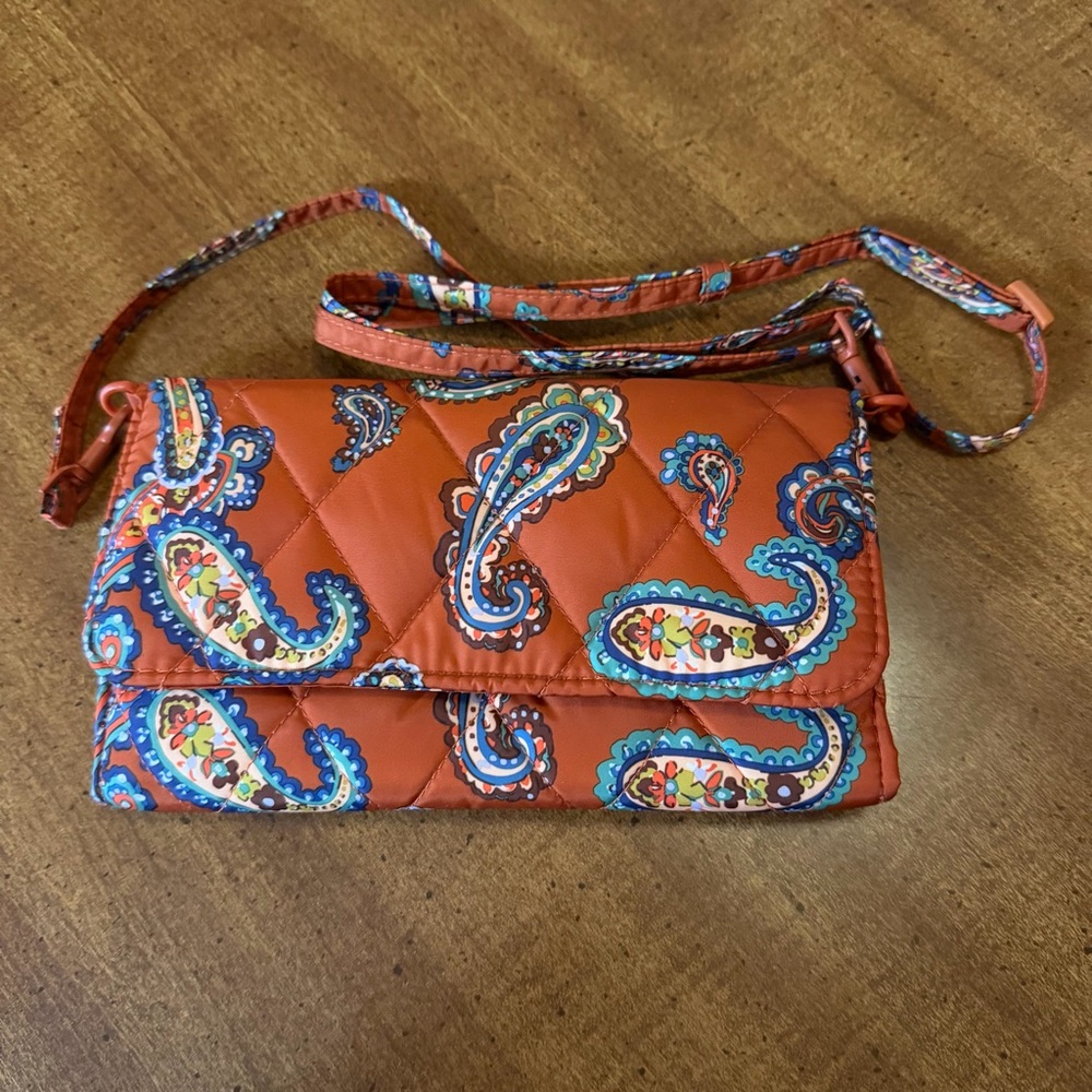 Vera Bradley Outlet Wallet Crossbody Bag